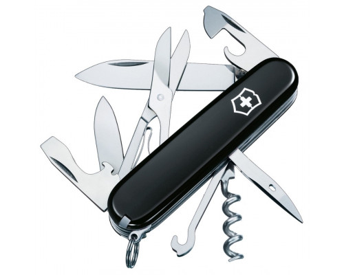 Нож перочинный Victorinox Climber, 91 мм, 14 функций, рукоять пластик, черный