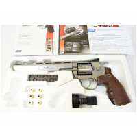 Пневматический револьвер ASG Dan Wesson 8" Silver Пневматический револьвер ASG Dan Wesson 8" Silver